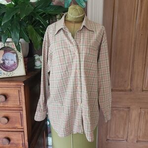 J. Crew Plaid Men's Cotton Shirt